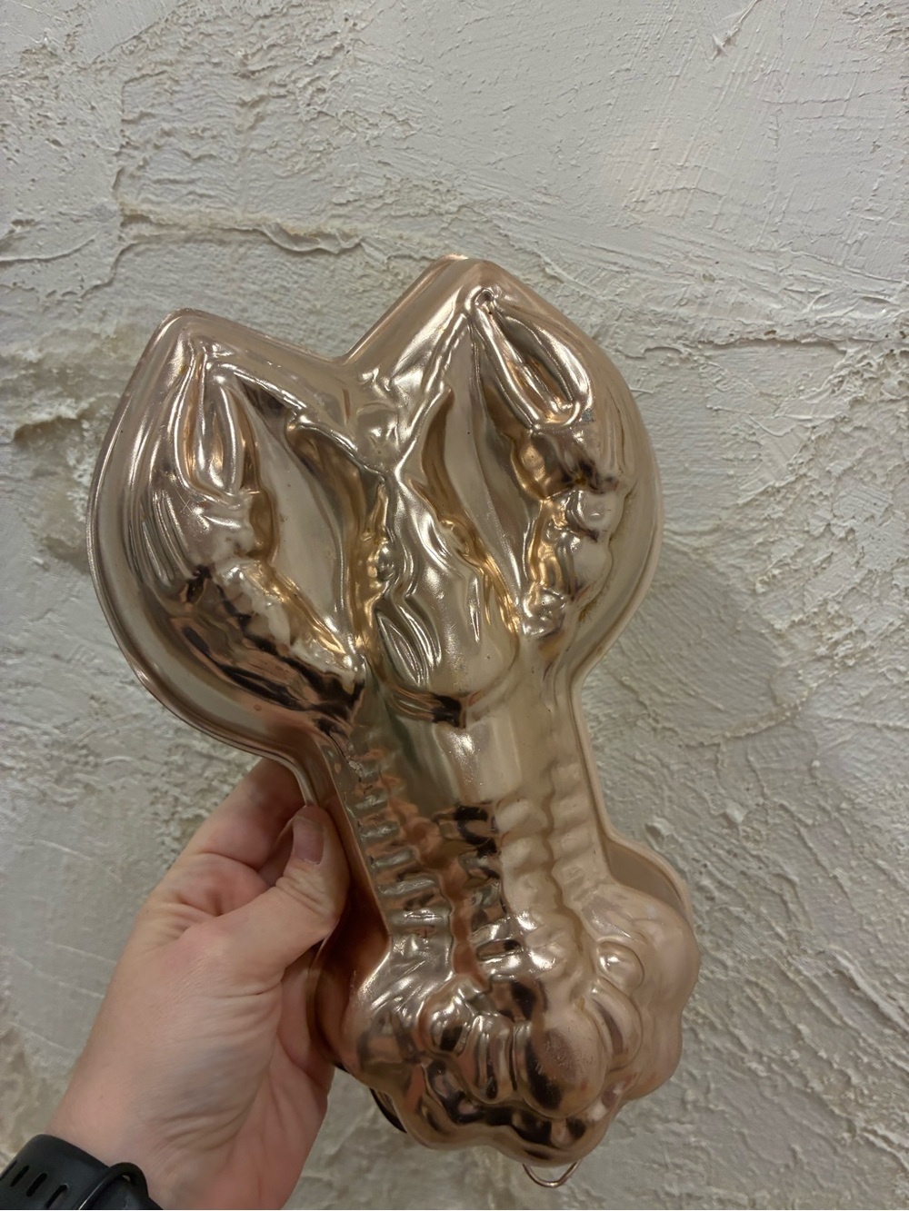 Vintage Metal lobster mold